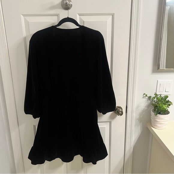 ! NEW! Black Velvet Dress - Picture 6 of 8